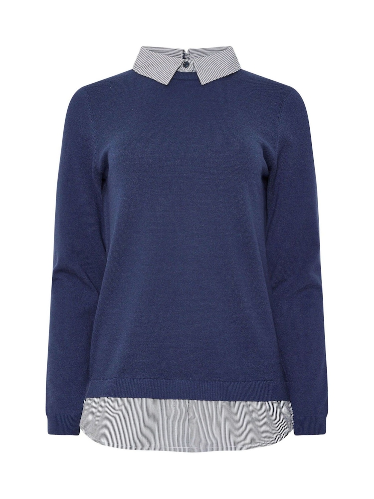 M&Co Blue 2 in 1 Jumper - Image 5 of 5
