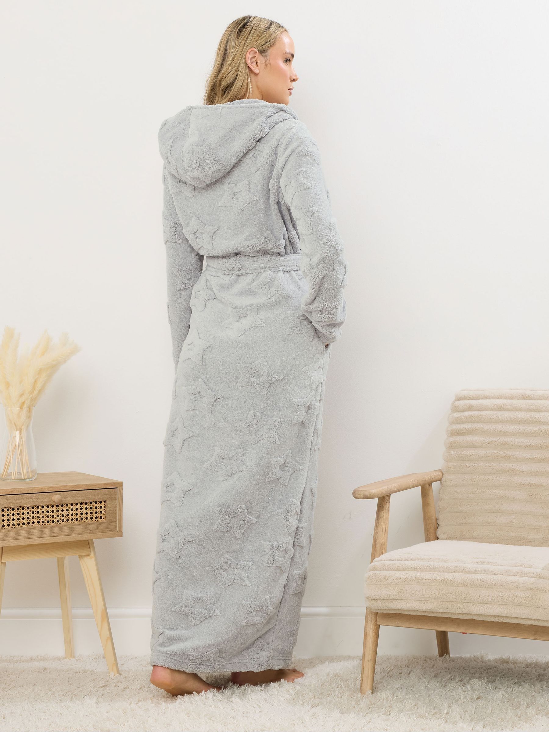 Long Gray Robe Buy Long Tall Sally Grey Hooded Maxi Robe from the Next UK online shop