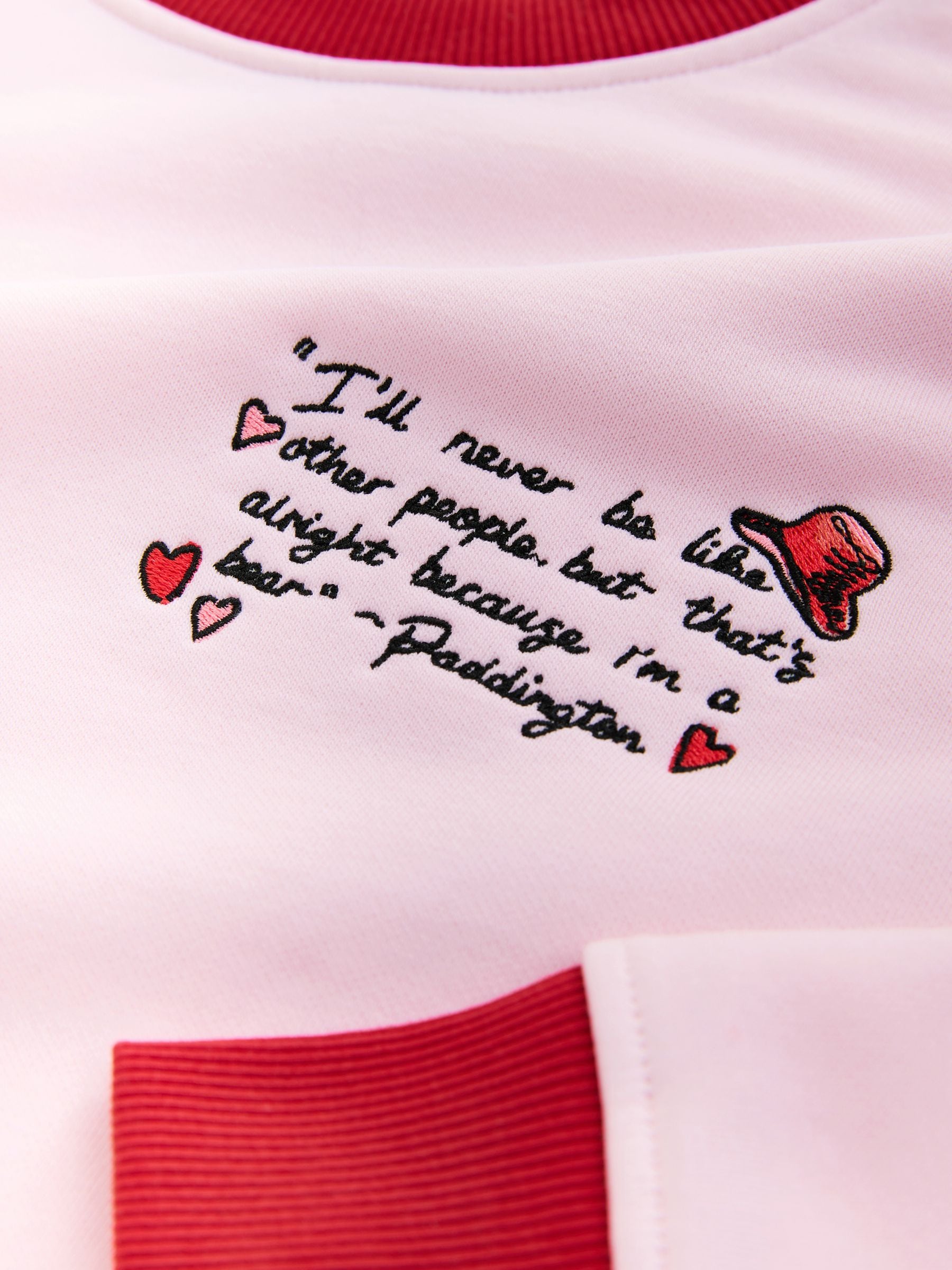 Buy Cath Kidston Pink Paddington Ballet Cotton Crew Neck