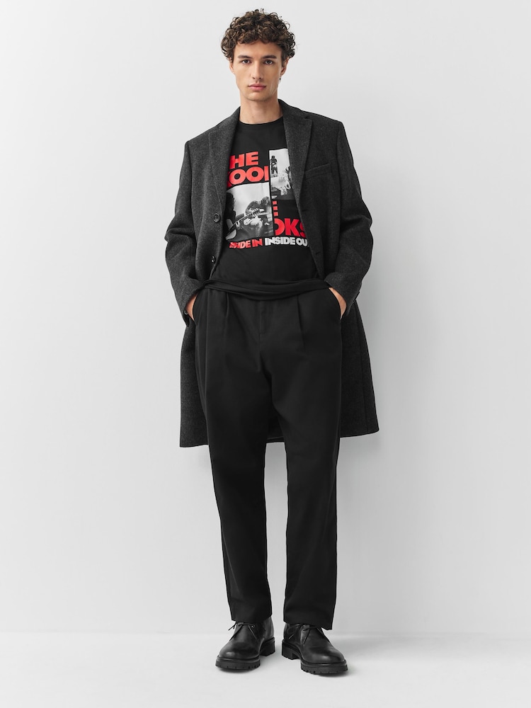 Black The Kooks Relaxed Fit Band Graphic Print T-Shirt - Image 2 of 5