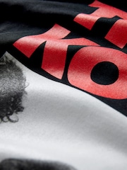 Black The Kooks Relaxed Fit Band Graphic Print T-Shirt - Image 6 of 6