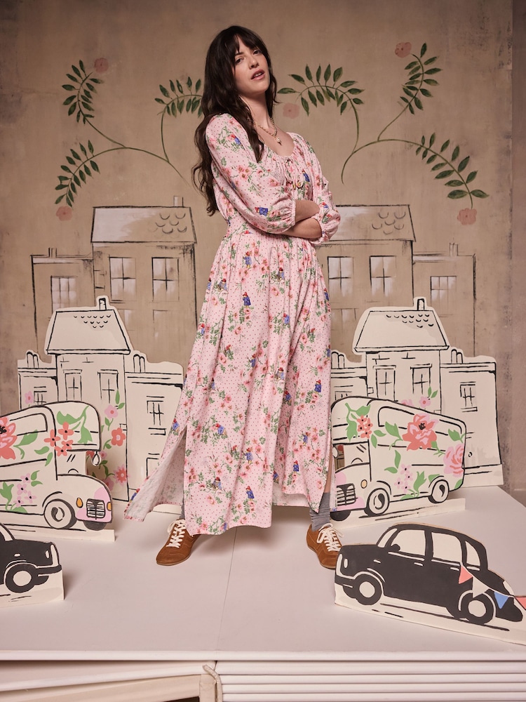 cath kidston ice cream dress Cath Kidston Girls Mini Ice Creams Ella Shirred Dress  Designer Kids Outlet