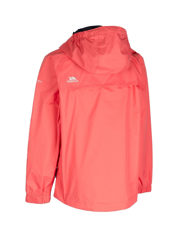 Trespass Orange Qikpac Packaway Jacket - Image 2 of 3 Trespass Orange Qikpac Packaway Jacket - Image 2 of 3