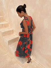 Never Fully Dressed Black Poppy Sophie Dress - Image 3 of 5