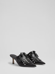 LKB London Black Atty Patent Mules - Image 2 of 4