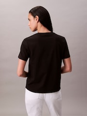 Calvin Klein Black Monogram Logo T-Shirt - Image 3 of 6