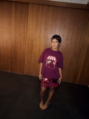Never Fully Dressed Large Sequin Mini Maeva Skirt - Imagen 2 de 4
