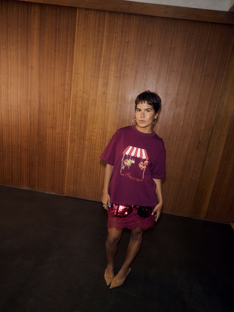 Never Fully Dressed Large Sequin Mini Maeva Skirt - Imagen 2 de 4