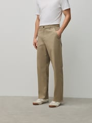 Akmens - Relaxed Fit - Kokvilnas bagātīgas, elastīgas chino bikses - Attēls 1 no 6