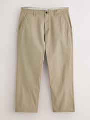 Stone Relaxed Fit Cotton Rich Stretch Chinos - Image 7 of 10