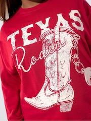 Yours Curve Red Limited Sweat Top - Image 4 of 5