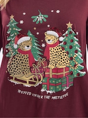 Yours Curve Red Long Sleeve Novelty T-Shirt - Image 5 of 5