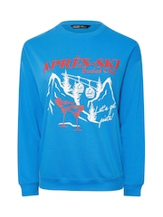 Yours Curve Blue Limited Sweat Top - Image 5 of 5