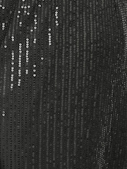 Long Tall Sally Black Sequin Maxi Skirt - Image 5 of 5