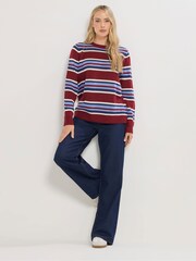 Long Tall Sally Red Striped Jumper - Image 5 of 6