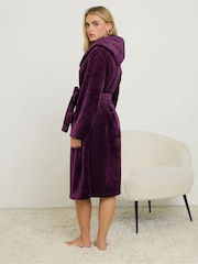 PixieGirl Petite Red Super Luxe Hooded Robe - Image 3 of 5