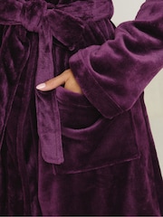 PixieGirl Petite Red Super Luxe Hooded Robe - Image 4 of 5