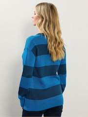 Long Tall Sally Blue Striped Jumper - Image 3 of 5