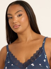 Yours Curve Blue Soft Touch Midaxi Chemise - Image 4 of 5