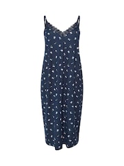 Yours Curve Blue Soft Touch Midaxi Chemise - Image 5 of 5