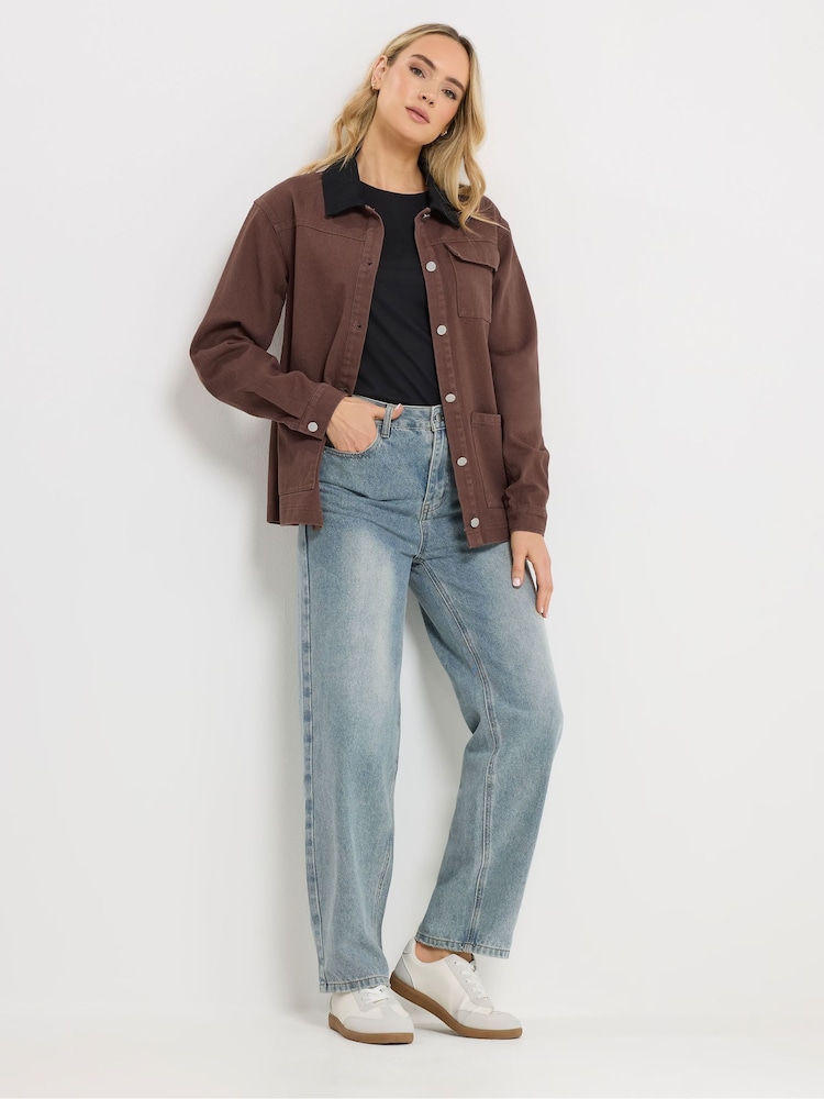 Long Tall Sally Brown Twill Barn Jacket - Image 2 of 5