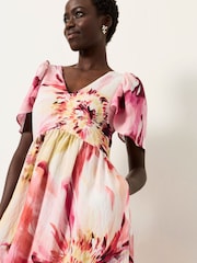 FatFace Marlowe Ivory Floral Petite Midi Dress - Image 5 of 6