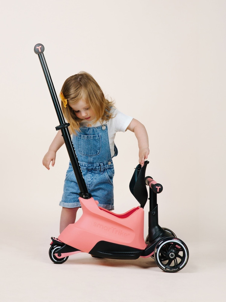 smarTrike Salmon Pink Xtend Ride-On Scooter Plus For All Ages - Image 1 of 6