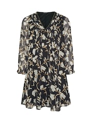 Evans Pintuck Studded Black	Tunic - Image 5 of 5