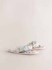 Pink/Blue Coca Cola Padded Toe Thong Slippers - Image 5 of 8