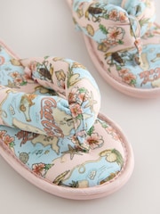 Pink/Blue Coca Cola Padded Toe Thong Slippers - Image 7 of 8