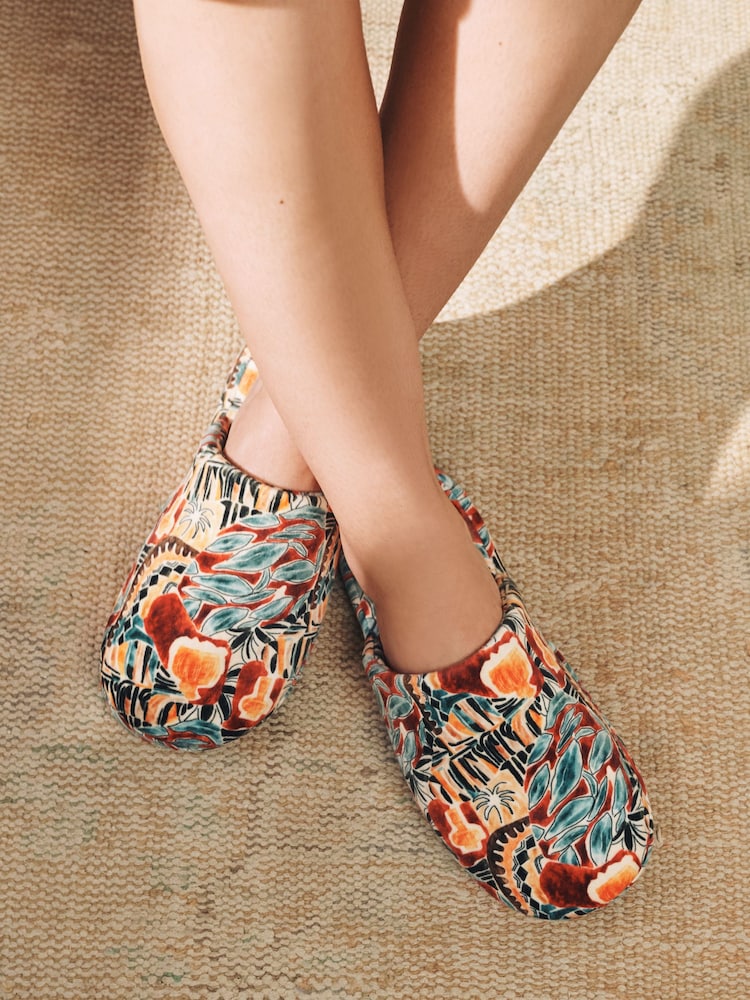 Rot - Abstrakte Design Slipper - Bild 2 von 8