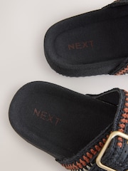 Black Crochet Slider Slippers - Image 9 of 9