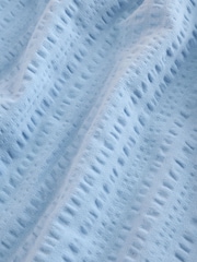 Blue Jersey Bandeau Frill Dress - Image 7 of 7