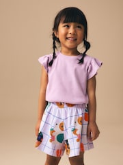 أرجواني فاتح - تصميم حيوانات أليفة - شورت (3 شهور - 7 سنوات) - Image 2 of 7