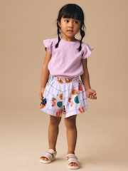 أرجواني فاتح - تصميم حيوانات أليفة - شورت (3 شهور - 7 سنوات) - Image 3 of 7