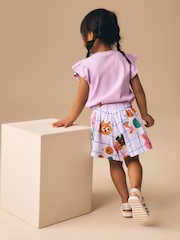 أرجواني فاتح - تصميم حيوانات أليفة - شورت (3 شهور - 7 سنوات) - Image 4 of 7