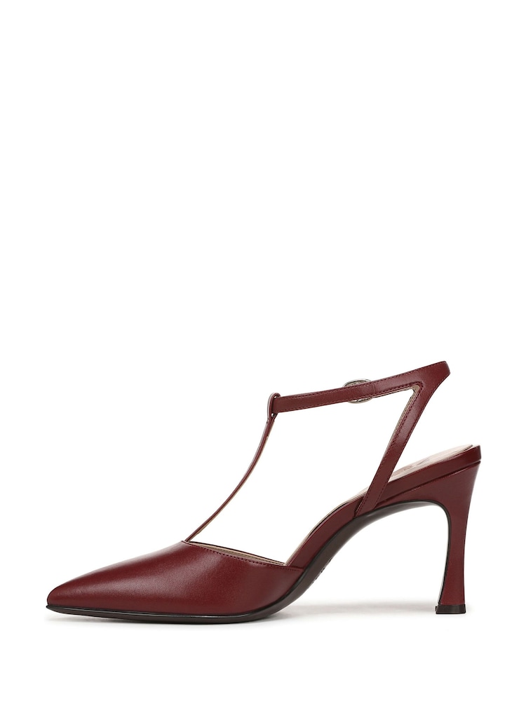 Naturalizer Red Astrid Wide Fit Ankle Strap Shoes - Image 2 of 7 Naturalizer Red Astrid Wide Fit Ankle Strap Shoes - Image 2 of 7