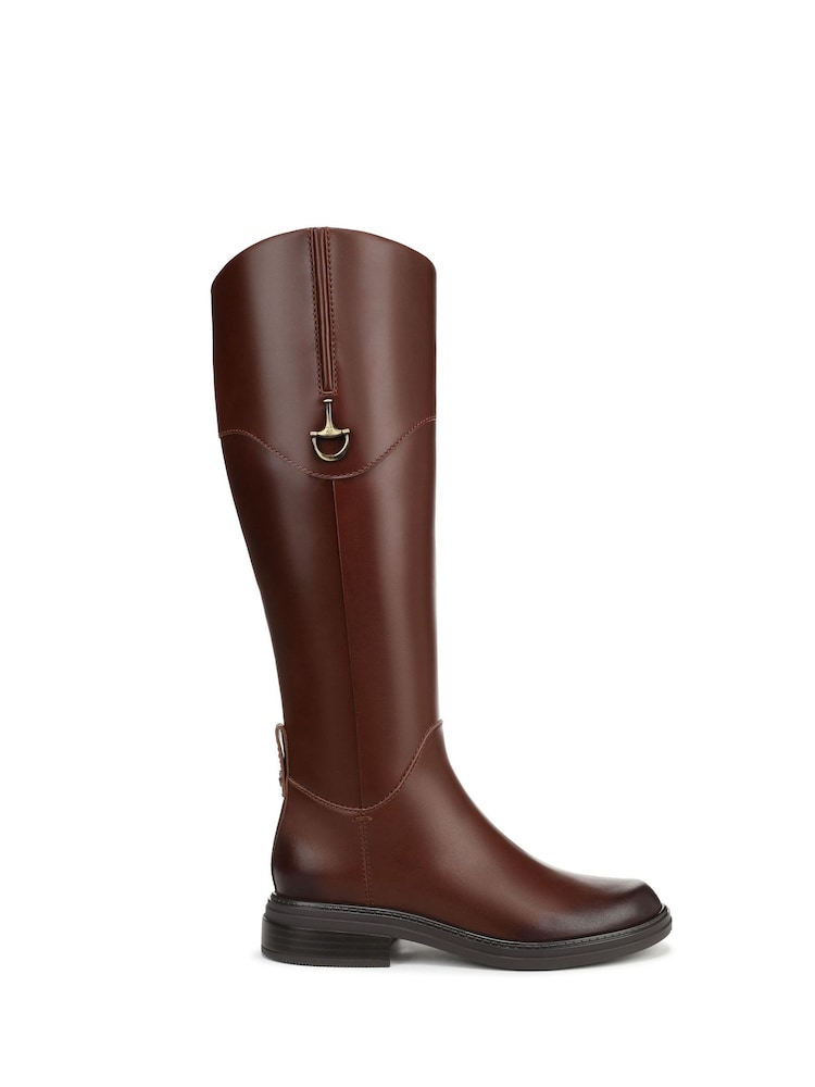 Naturalizer Oslo Regular Fit Knee High Brown Boots - Image 1 of 6