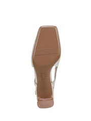 Naturalizer Wide Fit Silver Carmen Slingbacks Shoes - Image 5 of 7