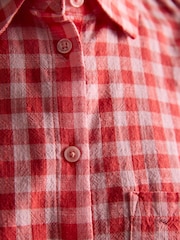 Joules Ida Gingham Sleeveless Shirt - Image 6 of 7