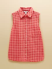 Joules Ida Gingham Sleeveless Shirt - Image 7 of 7