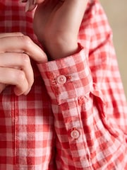 方格棉布 - Joules Ida 长袖棉质衬衫 - 8的图像6｝