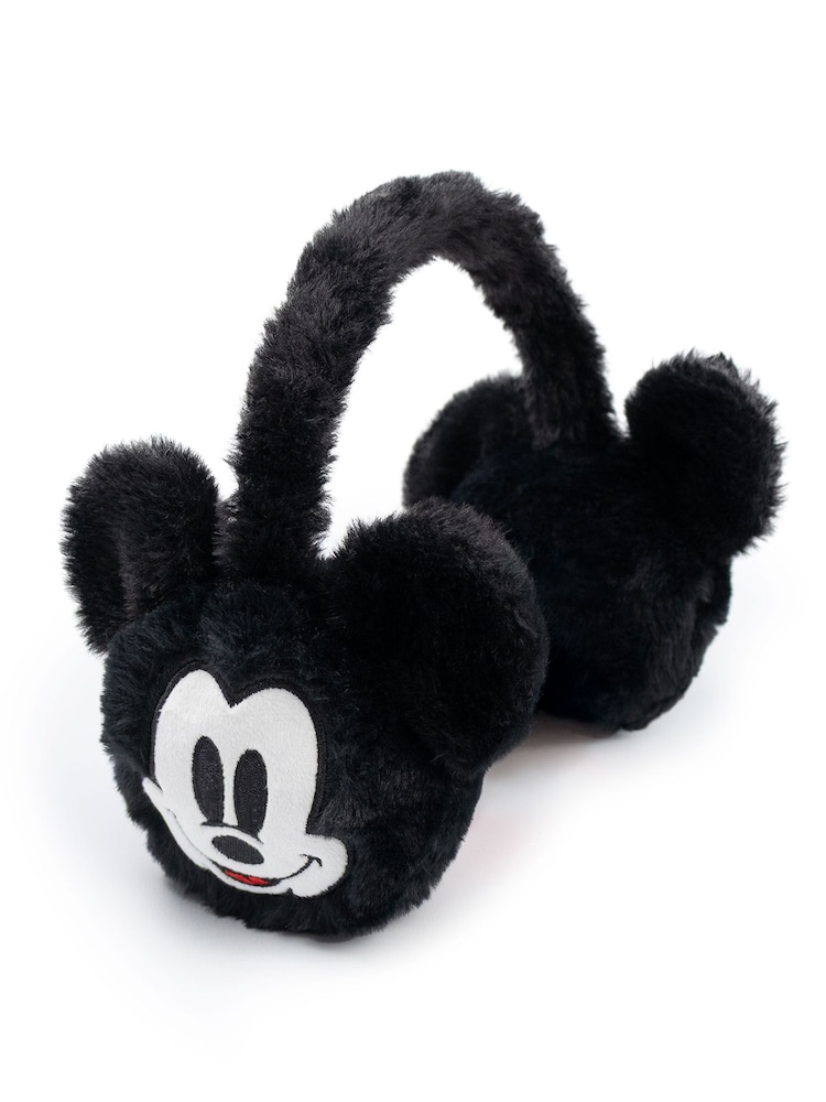Vanilla Underground Black Disney Mickey Mouse Earmuffs - Image 1 of 6 Vanilla Underground Black Disney Mickey Mouse Earmuffs - Image 1 of 6