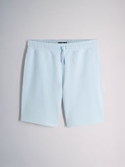 The Set 3 Pack Navy/Blue/Khaki Heavy Cotton Loopback Sweat Shorts Blue/Navy - Image 9 of 12