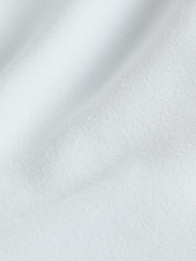 The Set 4 Piece Cotton Blend Interlock TShirt and Shorts Set Blue/Ecru - Image 6 of 7