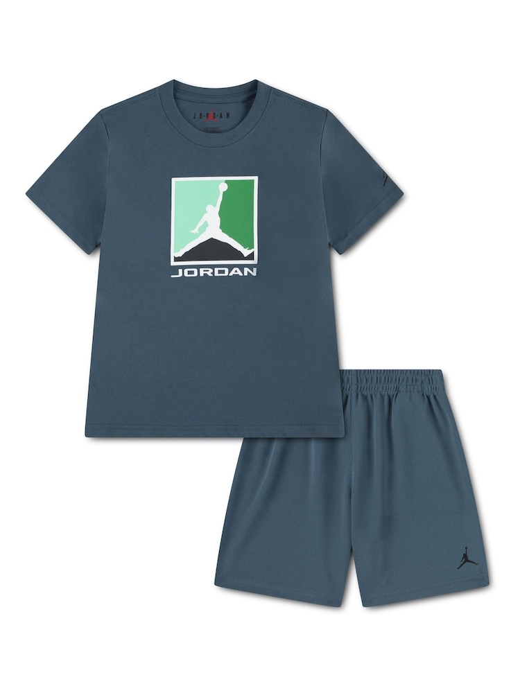 Jordan Green MJ Baseline Mesh Shorts Set - Image 1 of 4