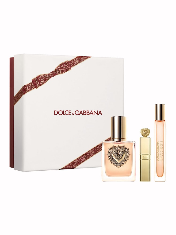 Dolce&Gabbana Devotion Eau de Parfum 50ml Gift Set with Makeup - Image 1 of 1 Dolce&Gabbana Devotion Eau de Parfum 50ml Gift Set with Makeup - Image 1 of 1