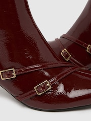 Rojo - Schuh Beckett Buckle Kitten Boots - Imagen 3 de 4