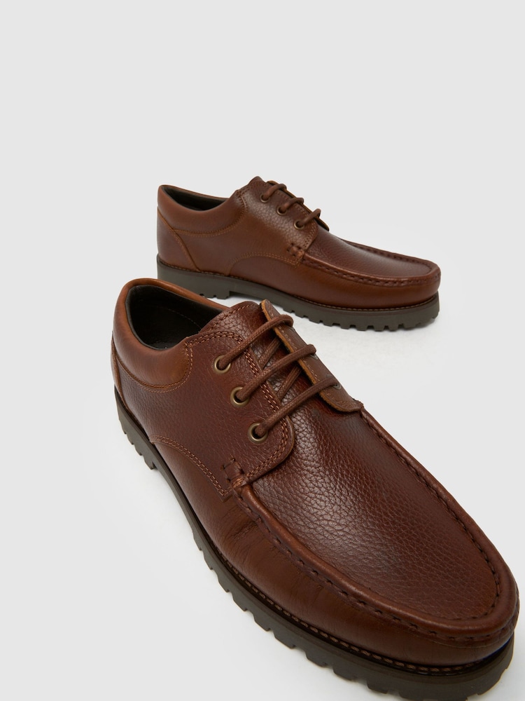 Schuh Penn Leather Boat Shoes - Image 4 of 4 Schuh Penn Leather Boat Shoes - Image 4 of 4