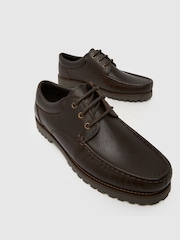 Tostado - Schuh Penn Leather Boat Shoes - Imagen 3 de 4